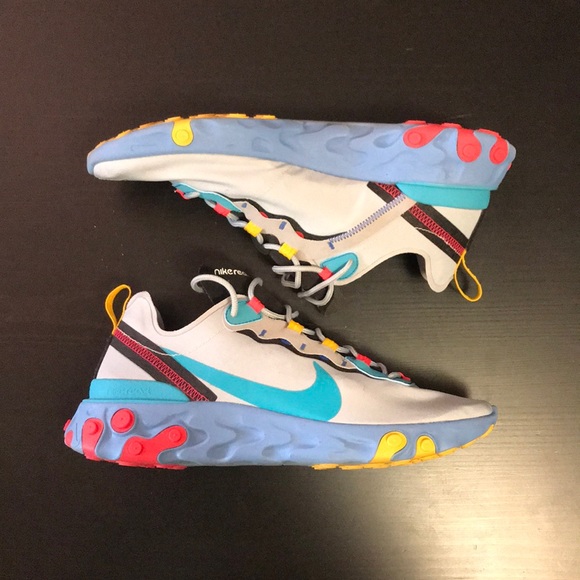 nike react element 55 teal nebula